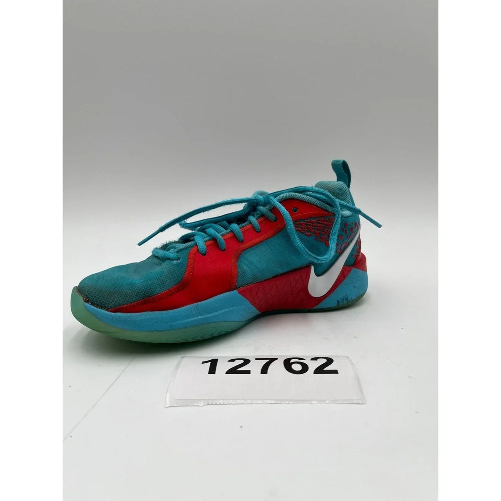 Nike Isofly Sneakers Boys 4.5Y Red Blue Mesh Basketball Shoes Lace Up Lot of 2